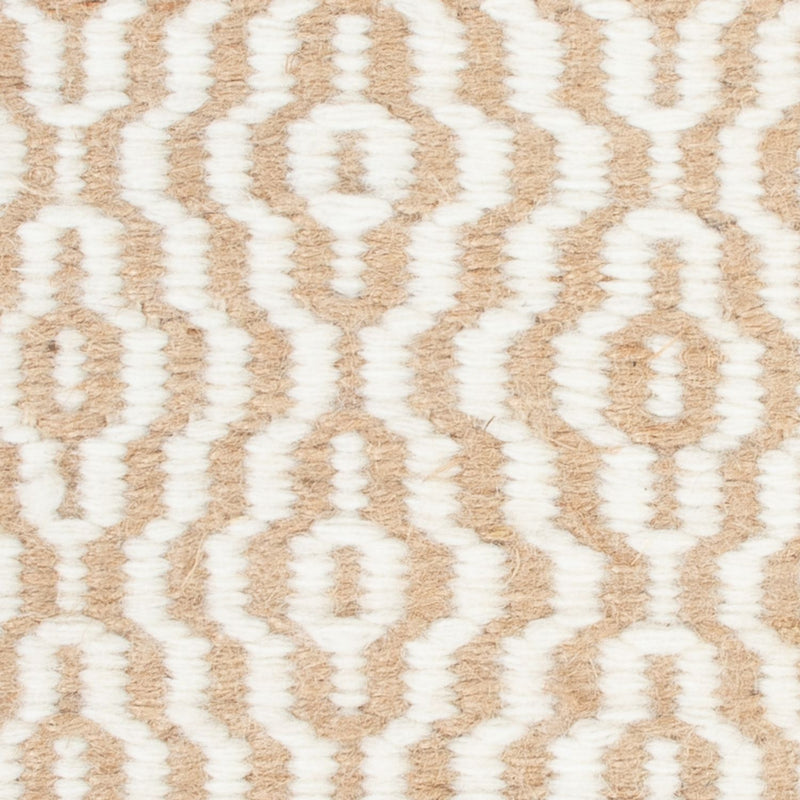 Uldtæppe firkantet  - 35 x 32 cm - beige