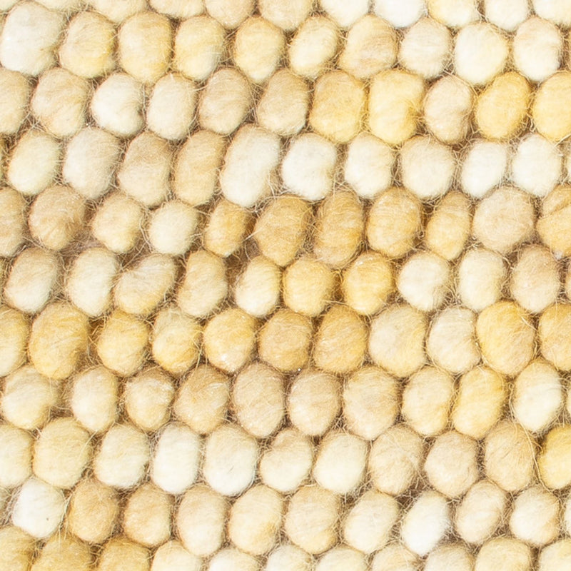 Uldtæppe firkantet  - 32 x 32 cm - lys beige