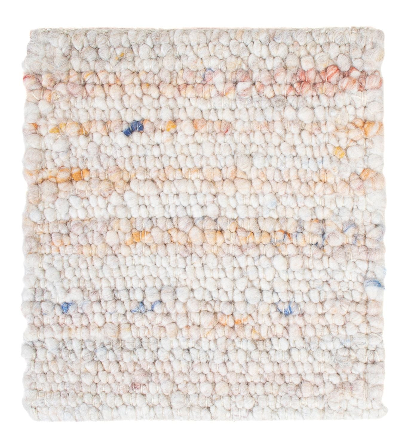 Uldtæppe firkantet  - 35 x 32 cm - flerfarvet