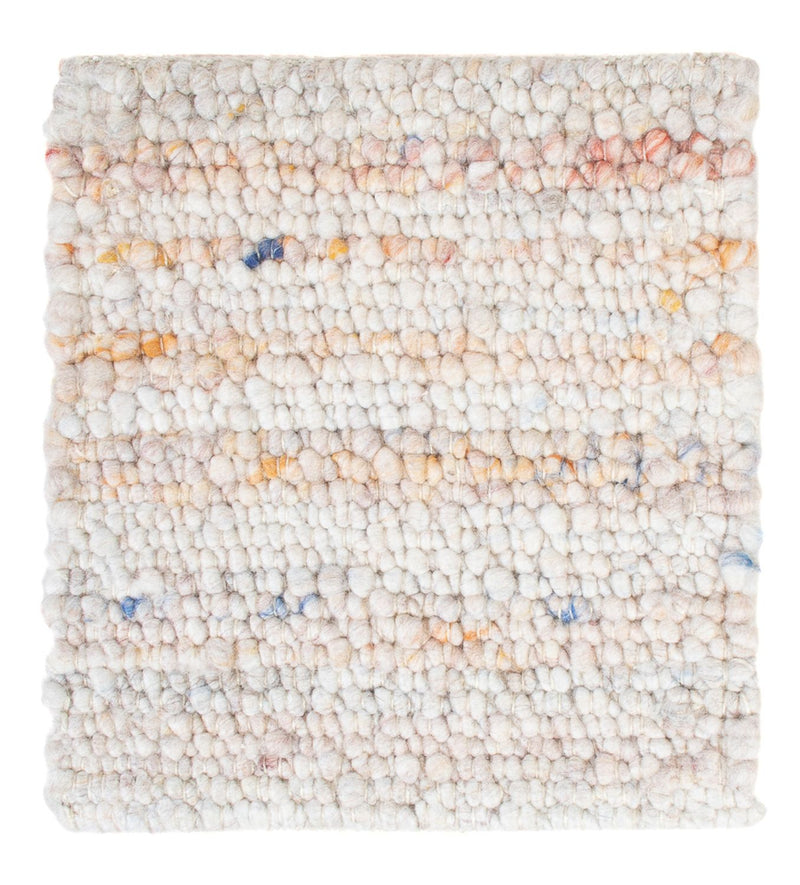 Uldtæppe firkantet  - 35 x 32 cm - flerfarvet