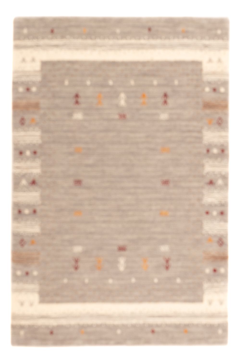 Gabbeh Tæppe - Loribaft Softy - 90 x 60 cm - mørk beige