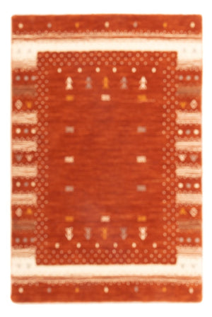 Gabbeh Tæppe - Loribaft Softy - 90 x 60 cm - terrakotta