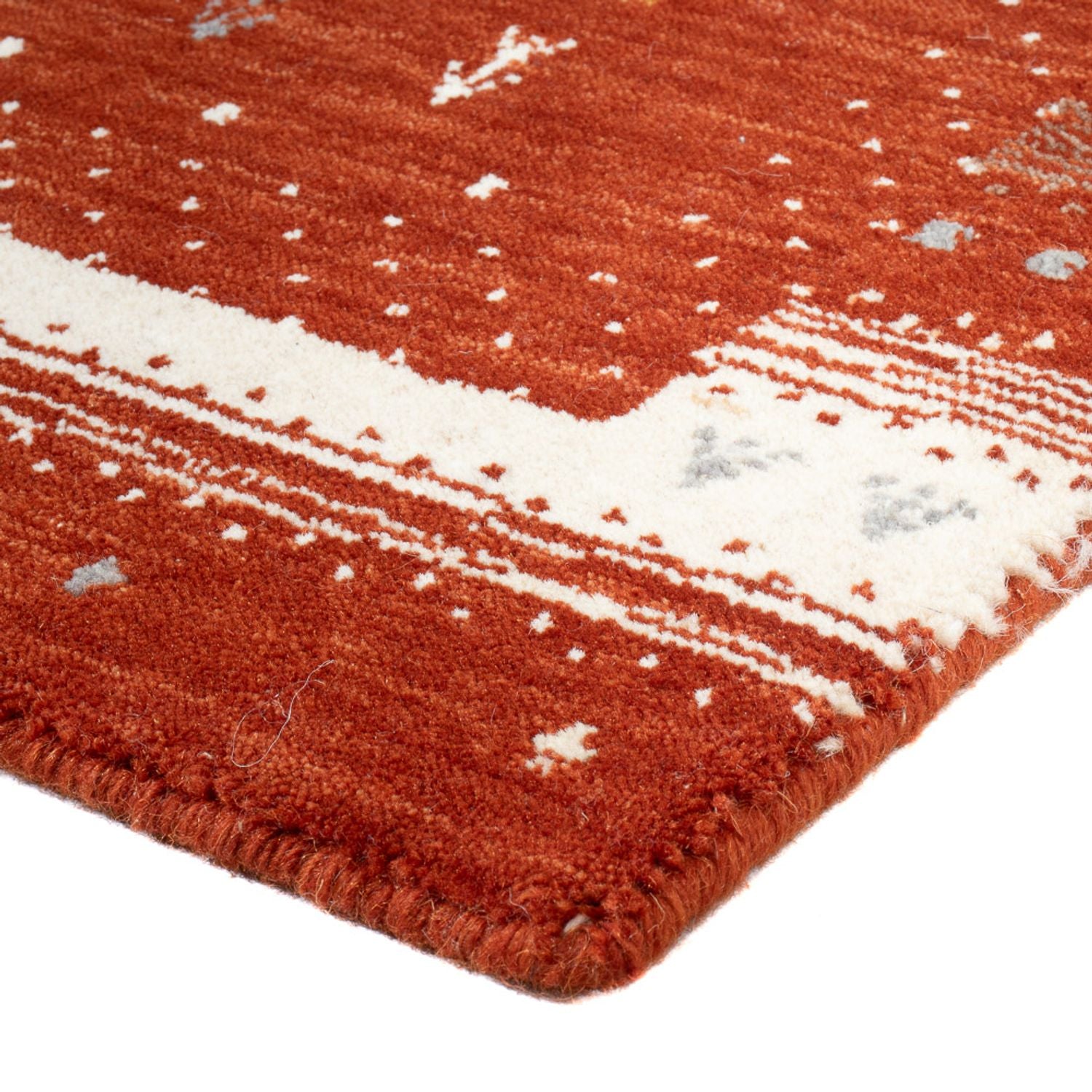 Gabbeh Tæppe - Loribaft Softy - 90 x 60 cm - terrakotta