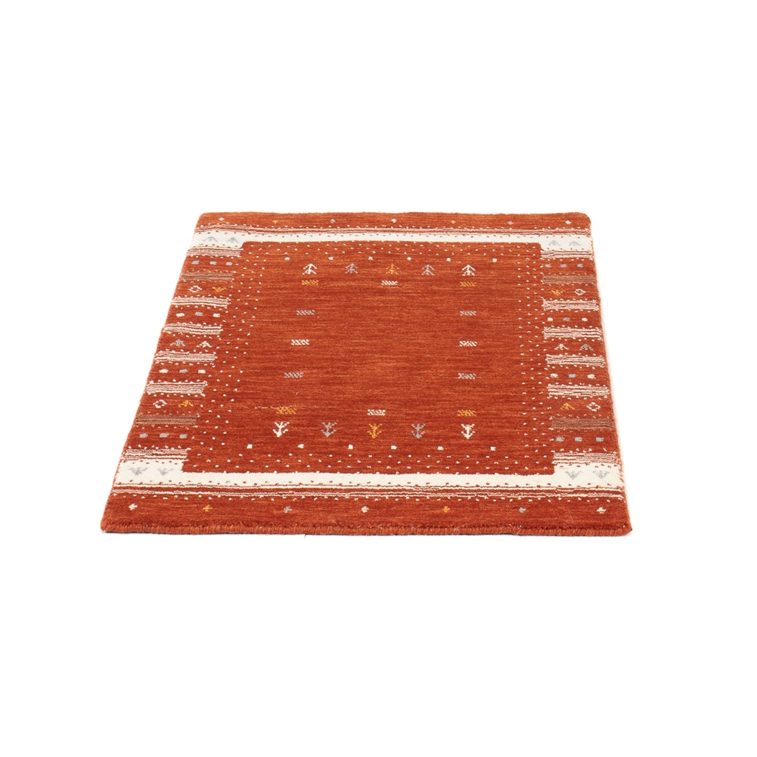 Gabbeh Tæppe - Loribaft Softy - 90 x 60 cm - terrakotta