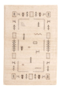 Gabbeh-tæppe - Indus - 90 x 60 cm - beige
