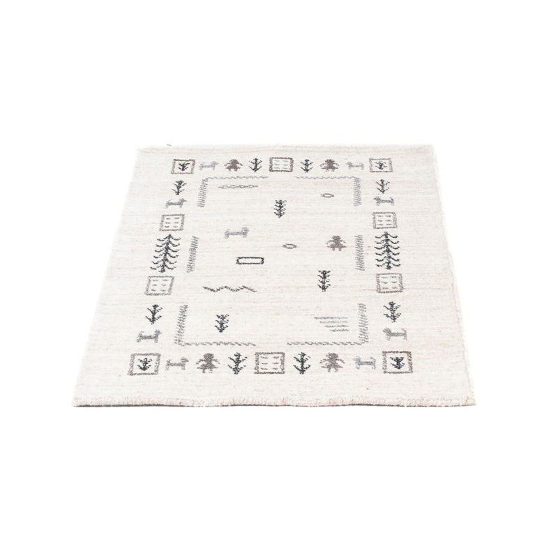Gabbeh-tæppe - Indus - 90 x 60 cm - beige