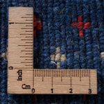 Uldtæppe - 90 x 60 cm - mørkeblå