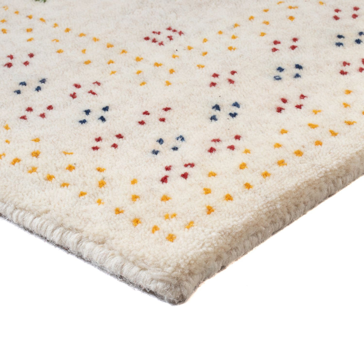 Gabbeh Tæppe - Loribaft Softy - 90 x 60 cm - beige