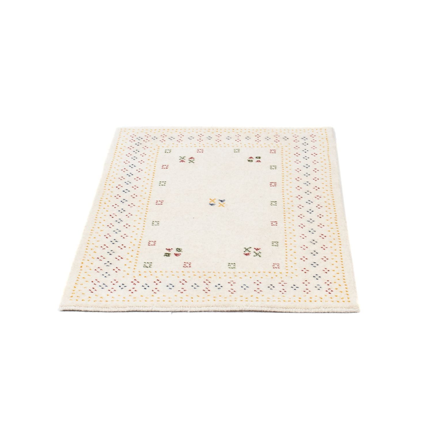 Gabbeh Tæppe - Loribaft Softy - 90 x 60 cm - beige