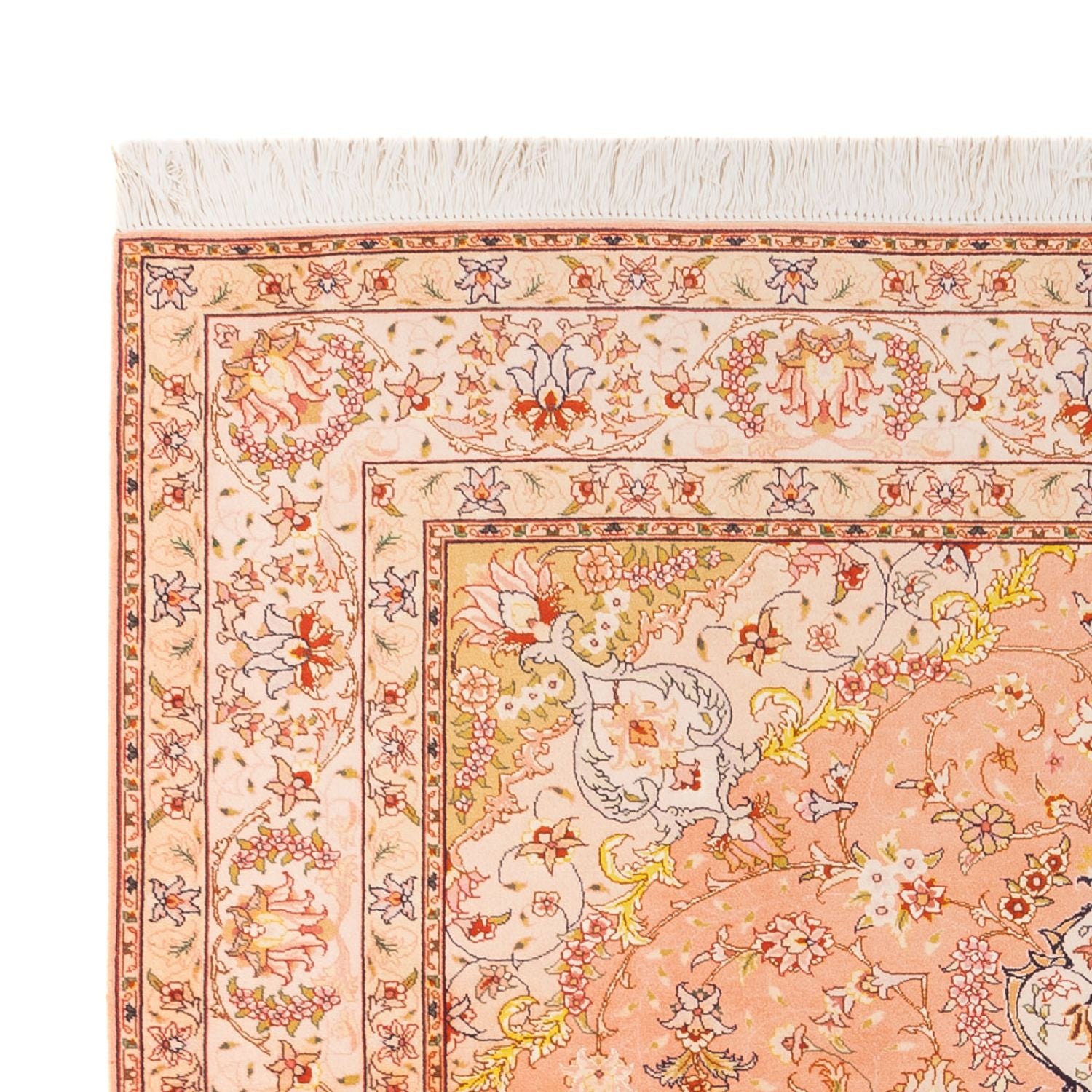Persisk tæppe - Tabriz - Royal - 200 x 150 cm - laks