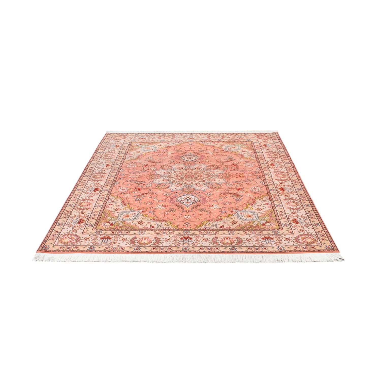 Persisk tæppe - Tabriz - Royal - 200 x 150 cm - laks