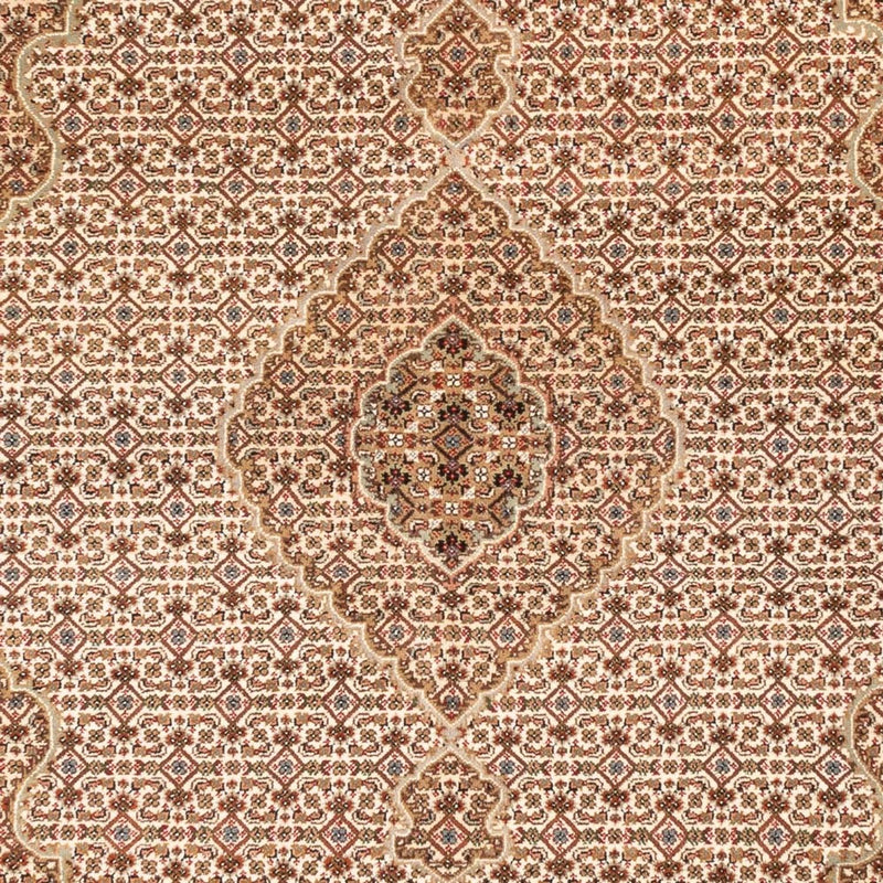Orientalsk tæppe - Tabriz - 200 x 150 cm - mørk beige