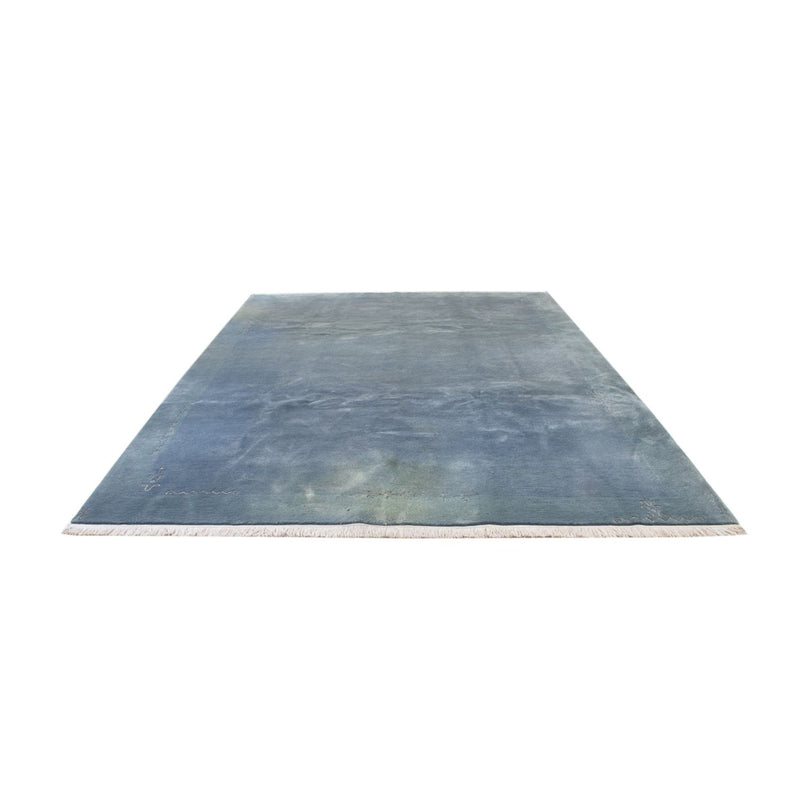 Nepal Tæppe - 350 x 240 cm - lyseblå