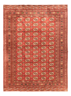 Afghansk tæppe - Bukhara - 410 x 300 cm - lysrød