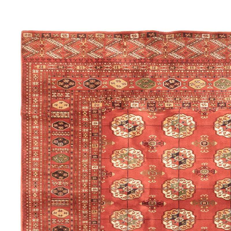 Afghansk tæppe - Bukhara - 410 x 300 cm - lysrød