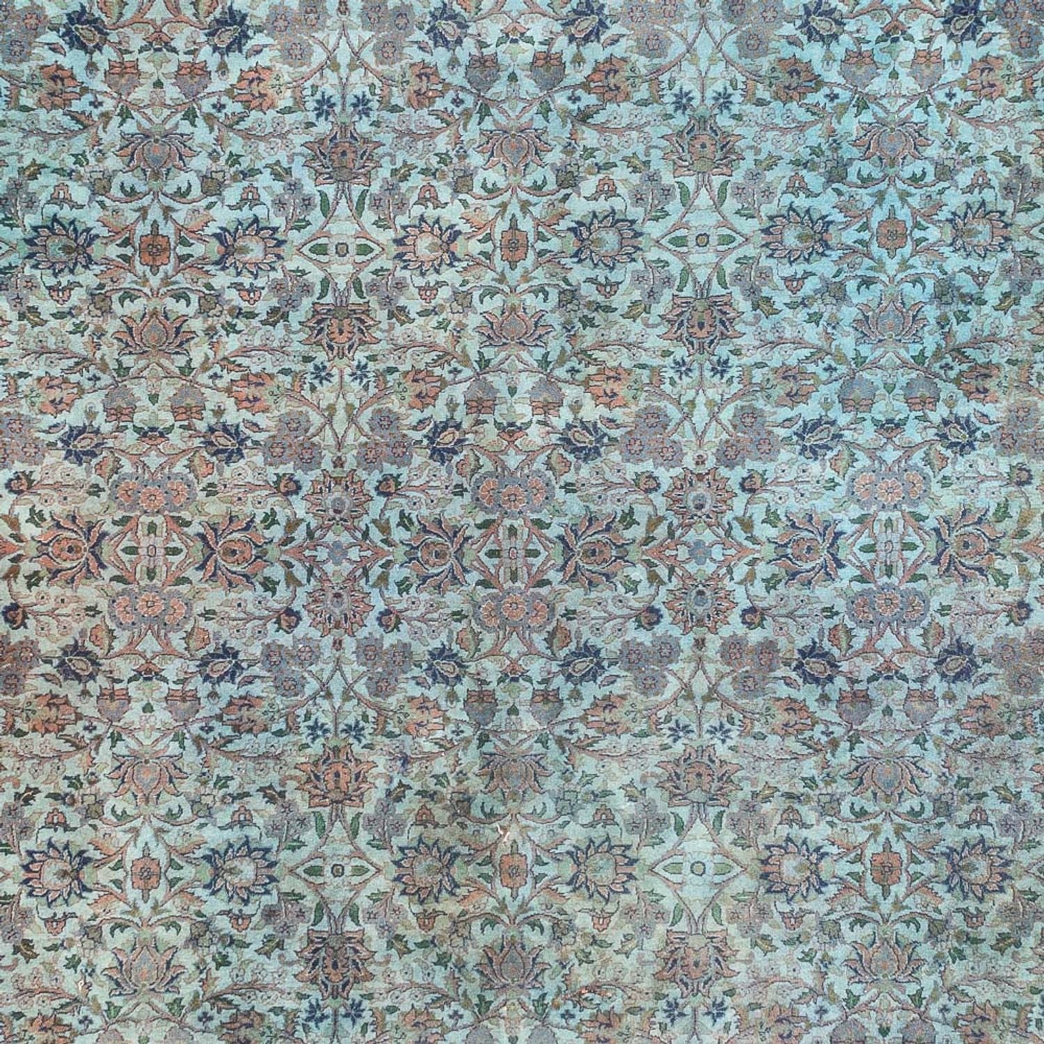 Orientalsk tæppe - 380 x 280 cm - turkis