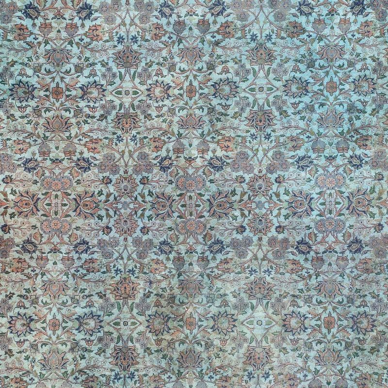 Orientalsk tæppe - 380 x 280 cm - turkis