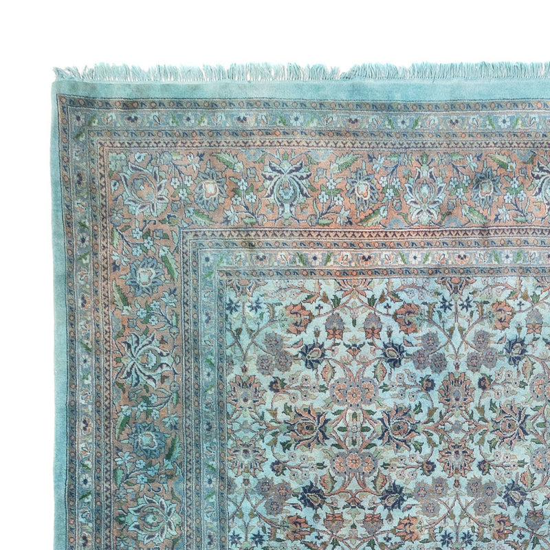 Orientalsk tæppe - 380 x 280 cm - turkis