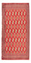 Turkaman-tæppe - 130 x 62 cm - rød