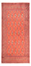 Turkaman-tæppe - 130 x 60 cm - lysrød
