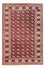 Turkaman-tæppe - 380 x 260 cm - mørkerød