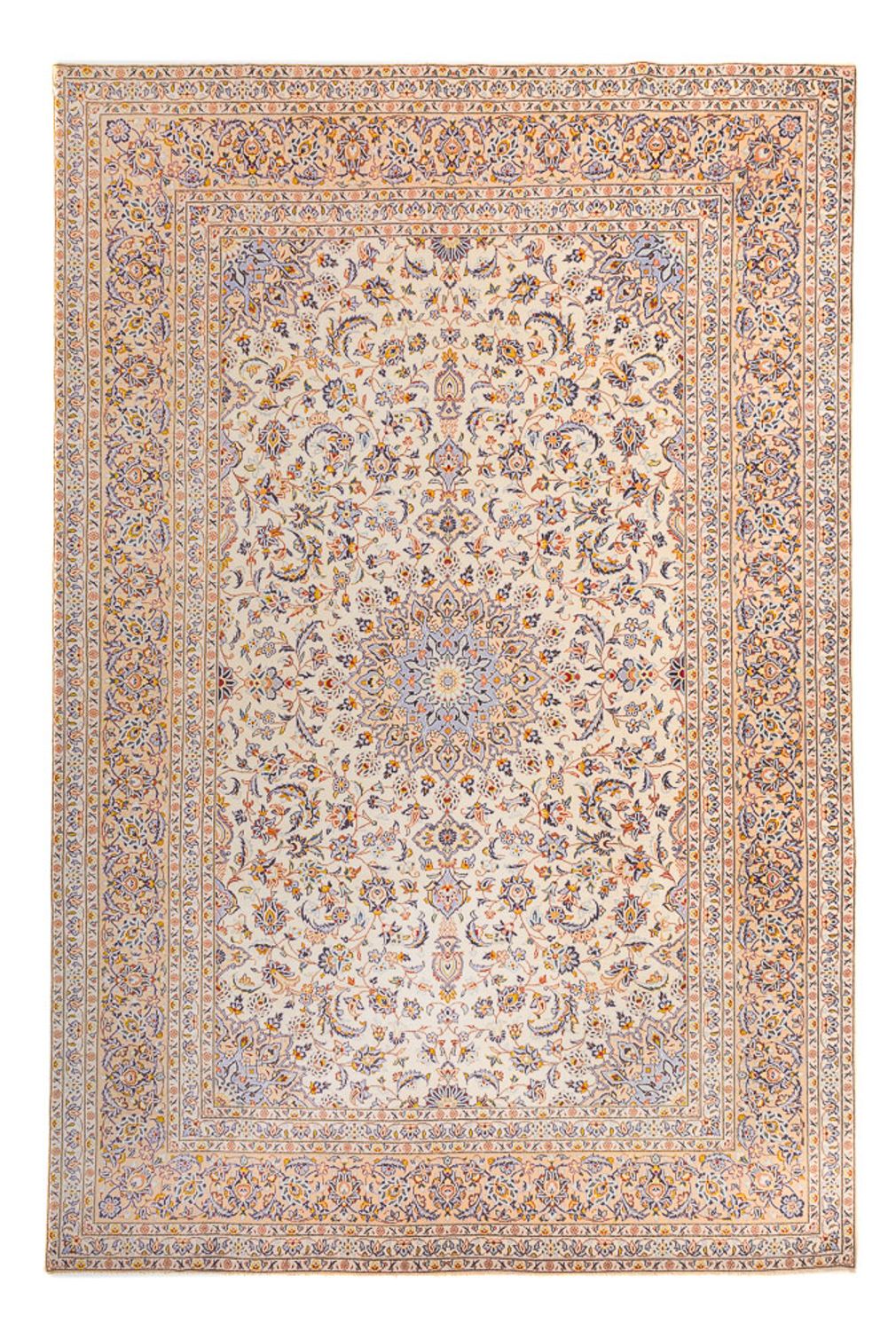 Persisk tæppe - Keshan firkantet  - 415 x 395 cm - sand