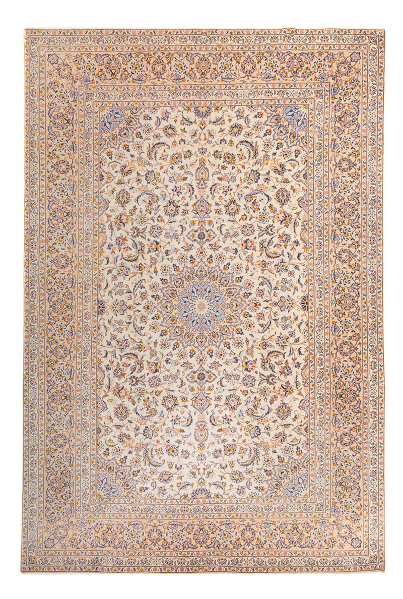 Persisk tæppe - Keshan firkantet  - 415 x 395 cm - sand