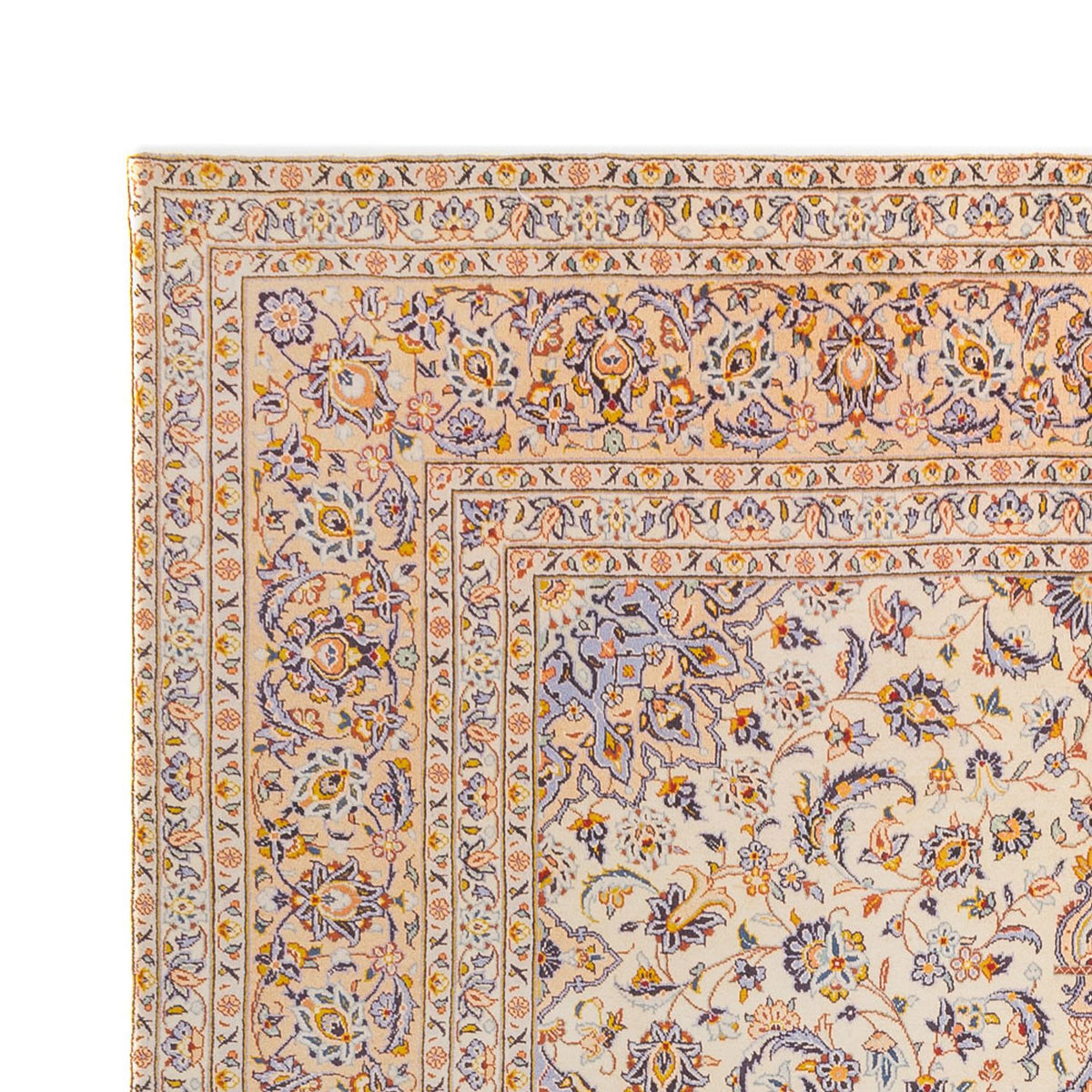 Kashan Tæppe 395x415cm - Persisk tæppe