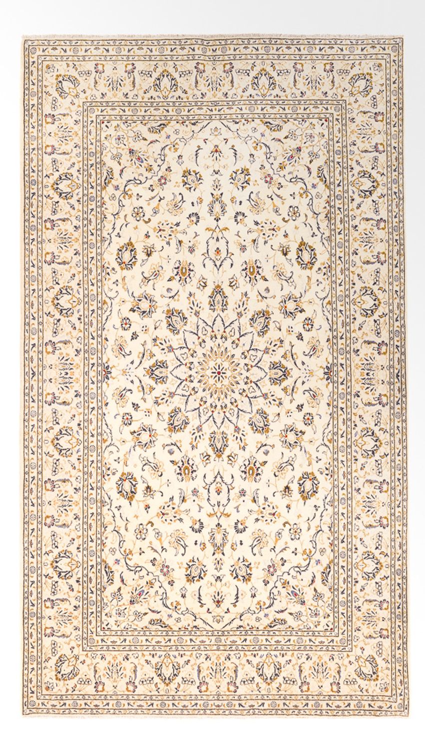 Persisk tæppe - Keshan - 290 x 197 cm - creme