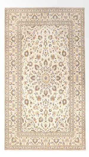Persisk tæppe - Keshan - 290 x 197 cm - creme