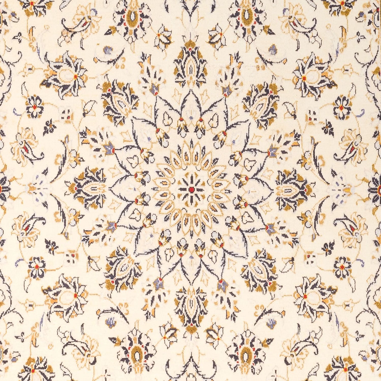 Persisk tæppe - Keshan - 290 x 197 cm - creme