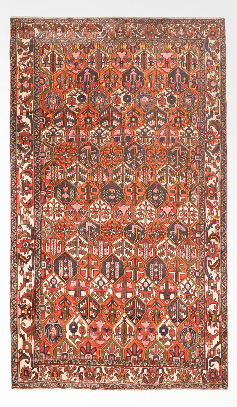Persisk tæppe - Nomadisk - 310 x 210 cm - terrakotta