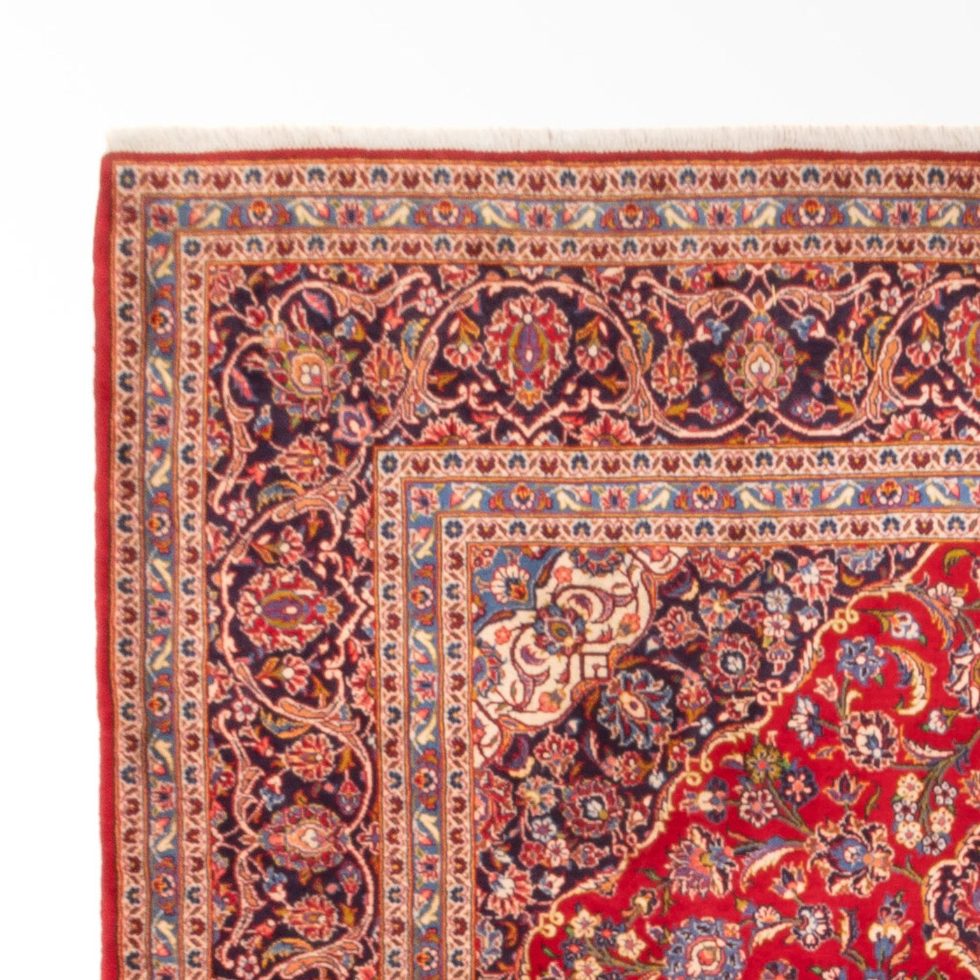 Kashan Tæppe 354x218cm - Persisk tæppe
