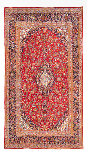 Persisk tæppe - Keshan - 315 x 205 cm - rød
