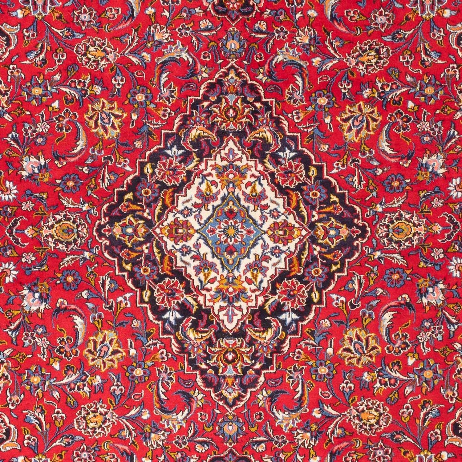 Persisk tæppe - Keshan - 300 x 218 cm - rød