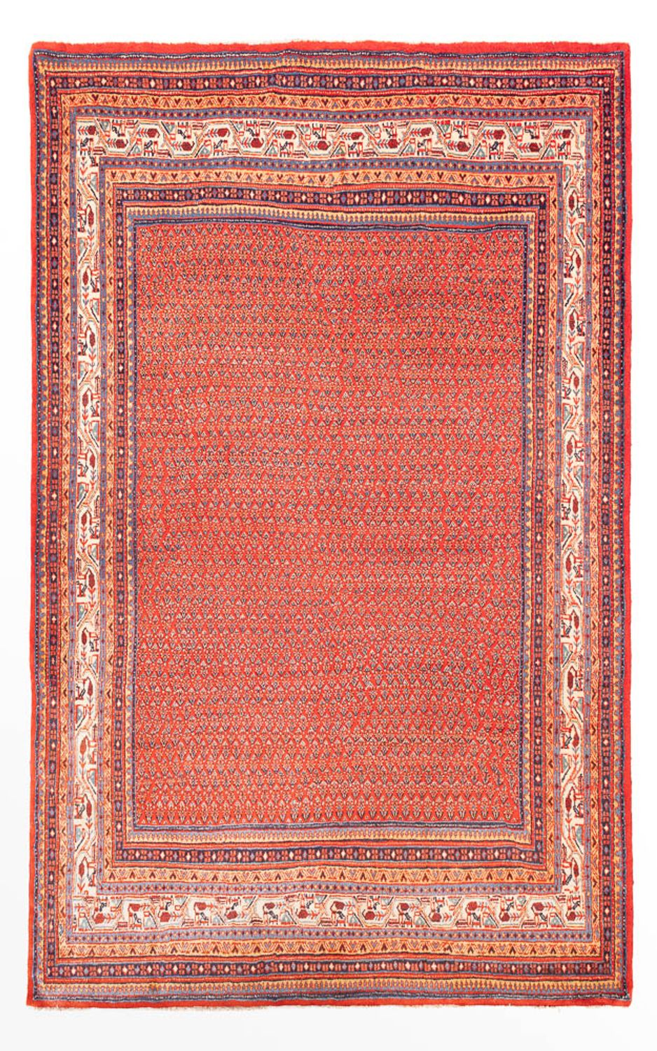 Persisk tæppe - Mir - 320 x 225 cm - lysrød