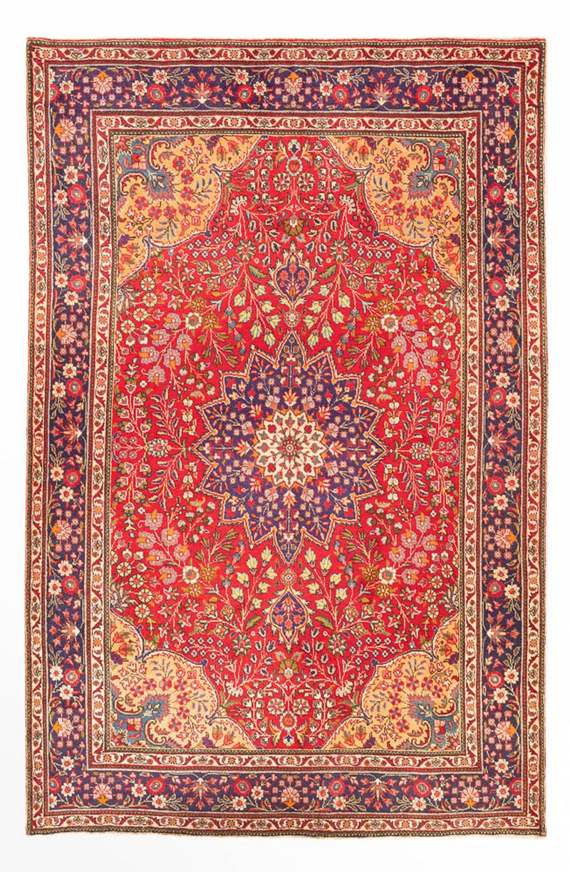 Persisk tæppe - Tabriz - 295 x 200 cm - rød
