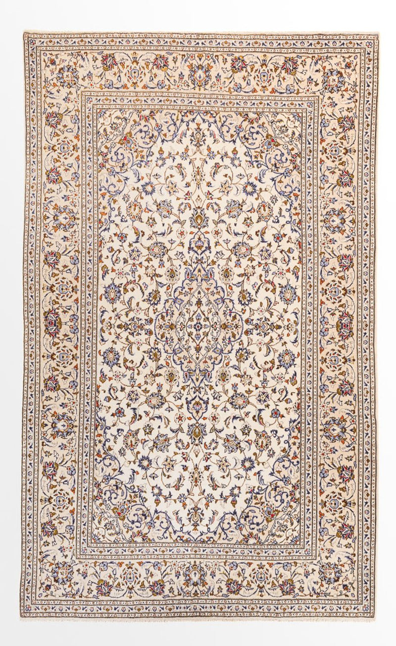 Persisk tæppe - Keshan - 305 x 200 cm - beige