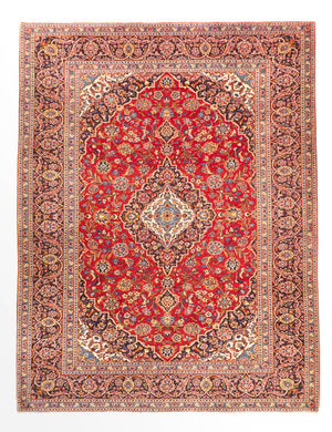 Persisk tæppe - Keshan - 330 x 245 cm - rød