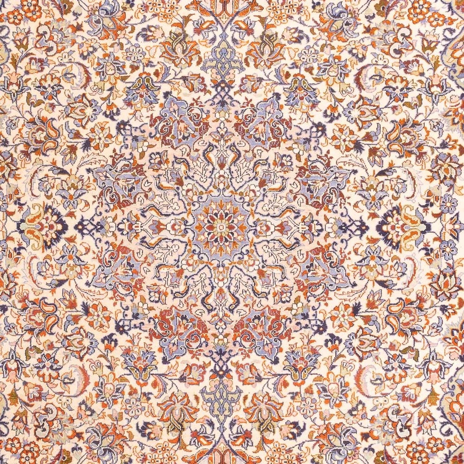 Persisk tæppe - Keshan - 410 x 280 cm - mørk beige