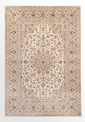 Persisk tæppe - Keshan - 355 x 245 cm - beige