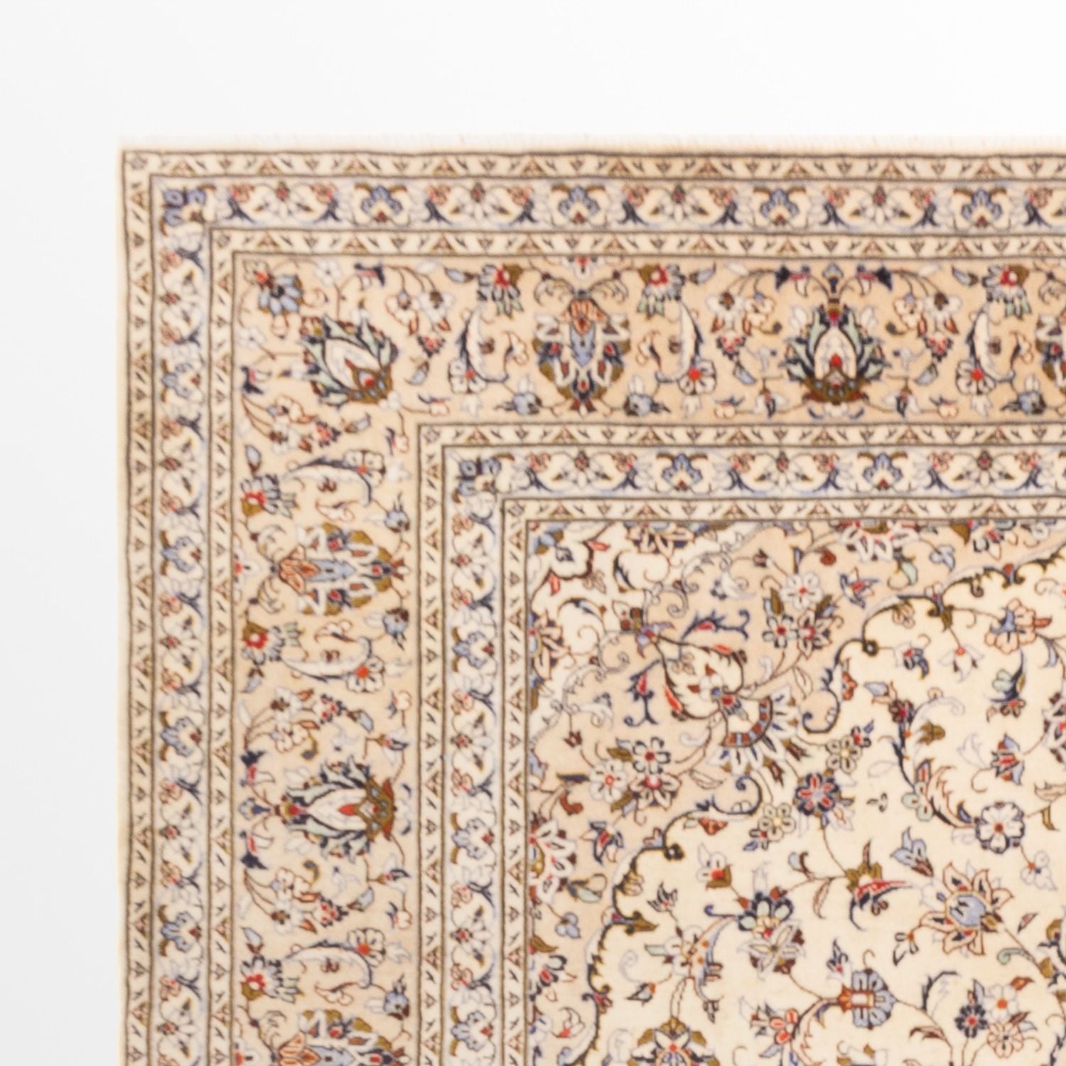 Persisk tæppe - Keshan - 355 x 245 cm - beige