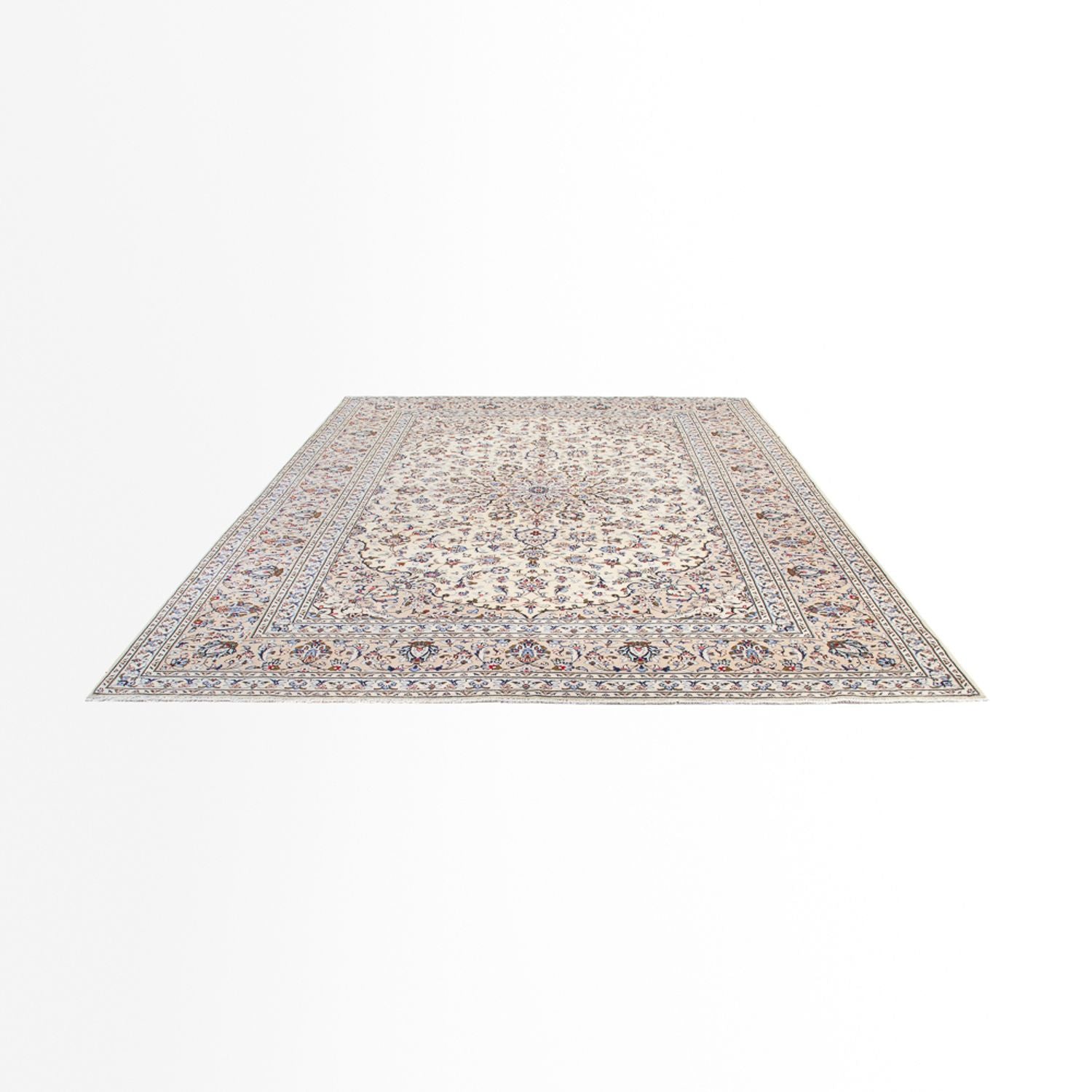 Persisk tæppe - Keshan - 355 x 245 cm - beige