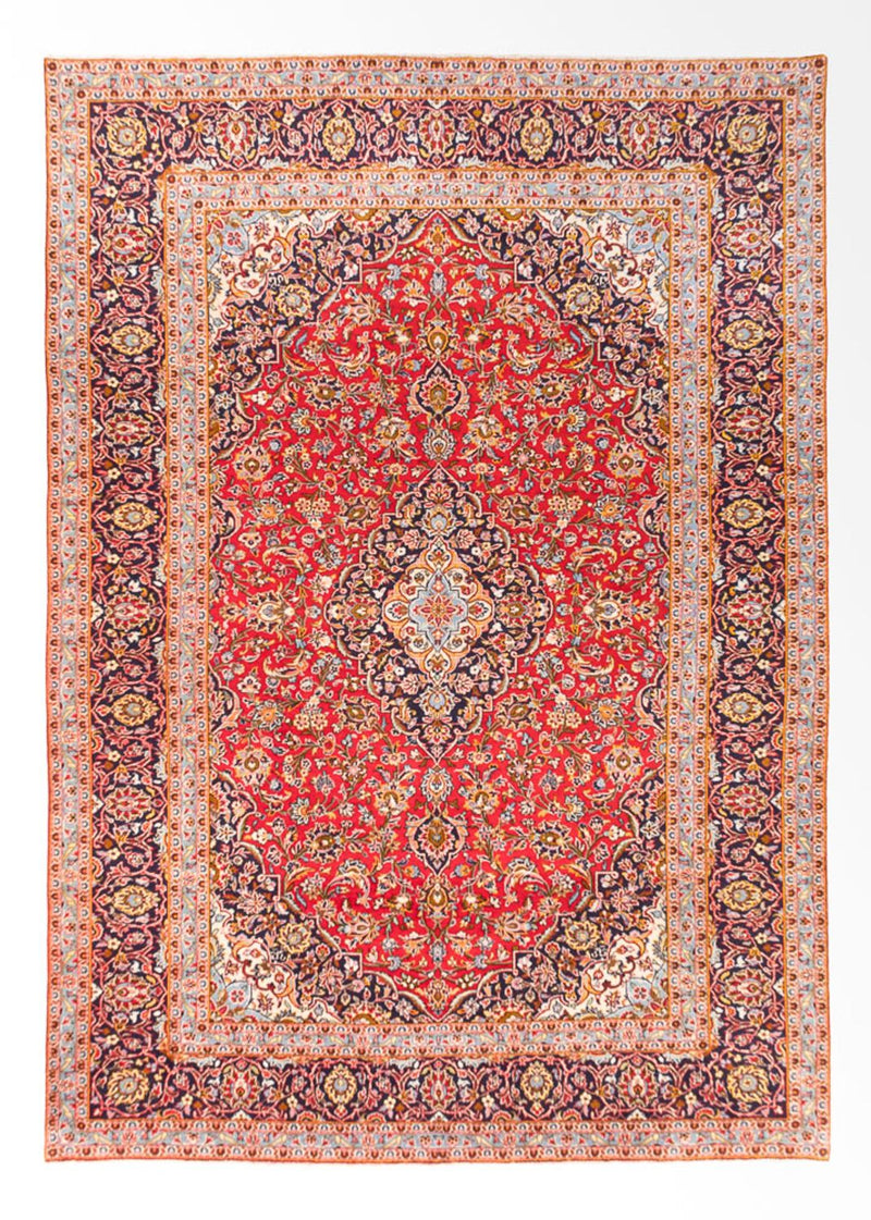 Persisk tæppe - Keshan - 353 x 245 cm - rød
