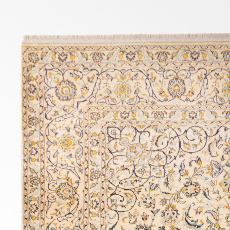 Persisk tæppe - Keshan - 345 x 220 cm - beige