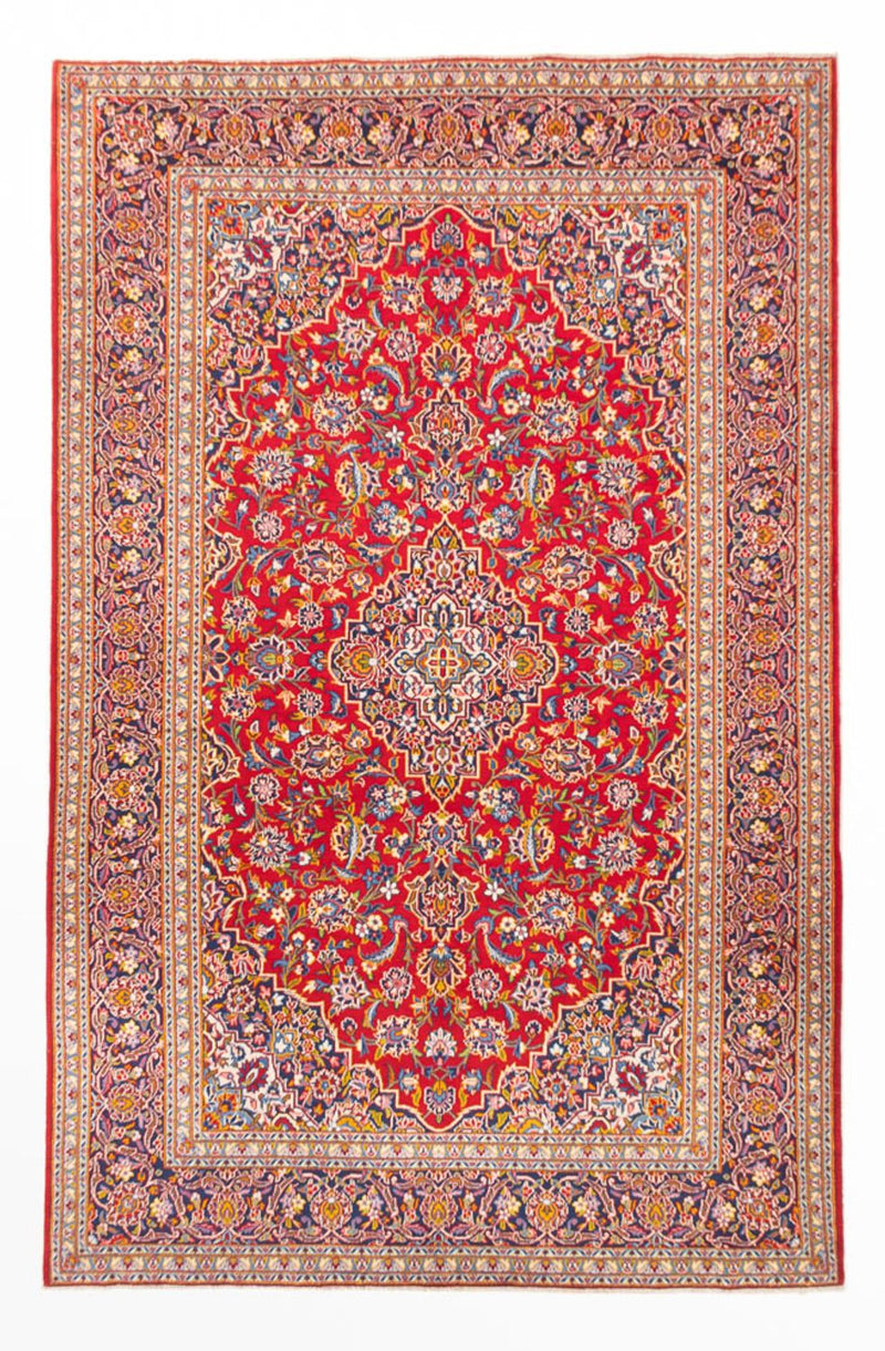 Persisk tæppe - Keshan - 345 x 227 cm - rød