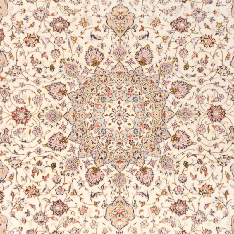 Persisk tæppe - Keshan - 351 x 245 cm - beige