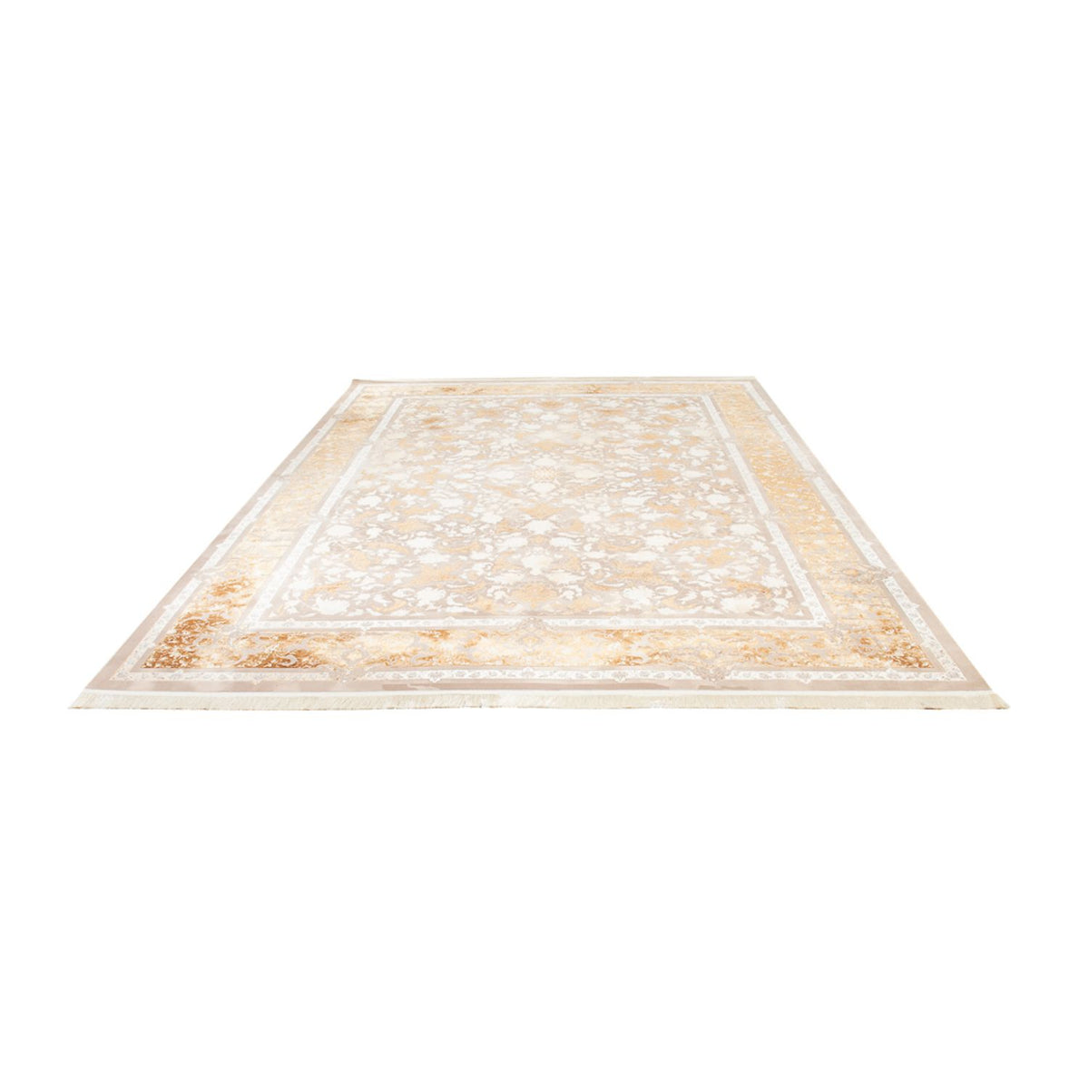 Orientalsk vævet tæppe - 350 x 250 cm - beige