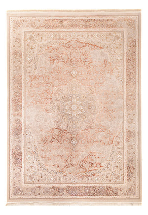 Orientalsk vævet tæppe - 350 x 250 cm - beige