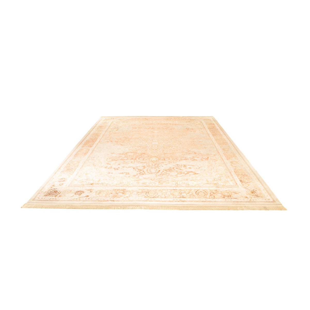 Orientalsk vævet tæppe - 350 x 250 cm - beige
